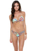 Luli Fama Yemaya Strappy Brazilian Ruched Back Bottom
